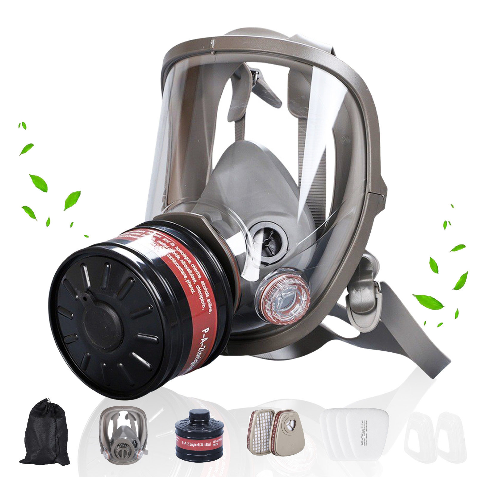 Dust Mask Construction - Maschere antigas integrali Respiratore chimico di