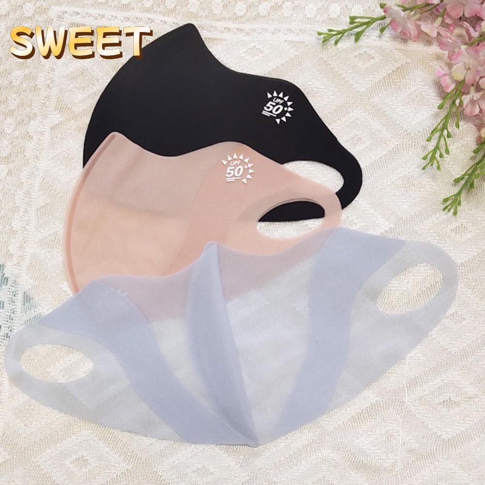 Cloth Face Mask Washable - Maschera parasole in seta di ghiaccio