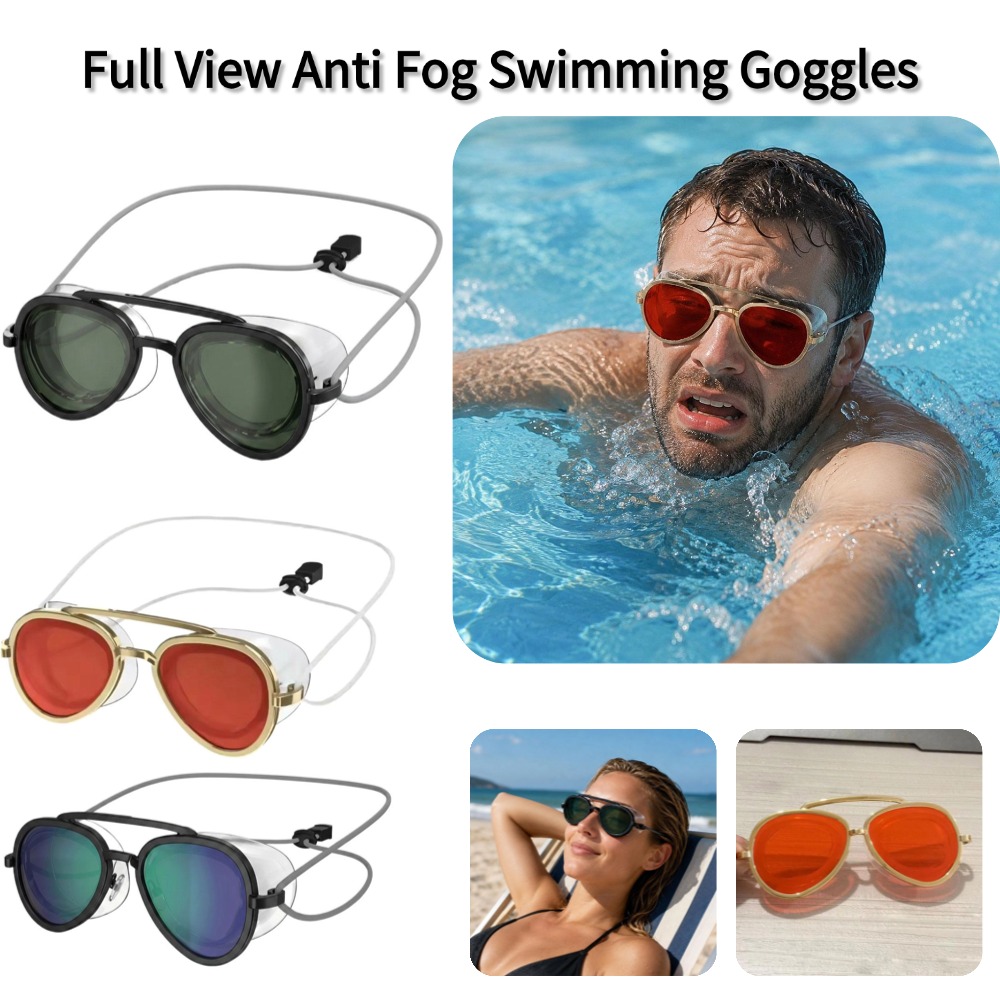 Anti Pollution Mask - Occhialini da Nuoto a Visione Completa