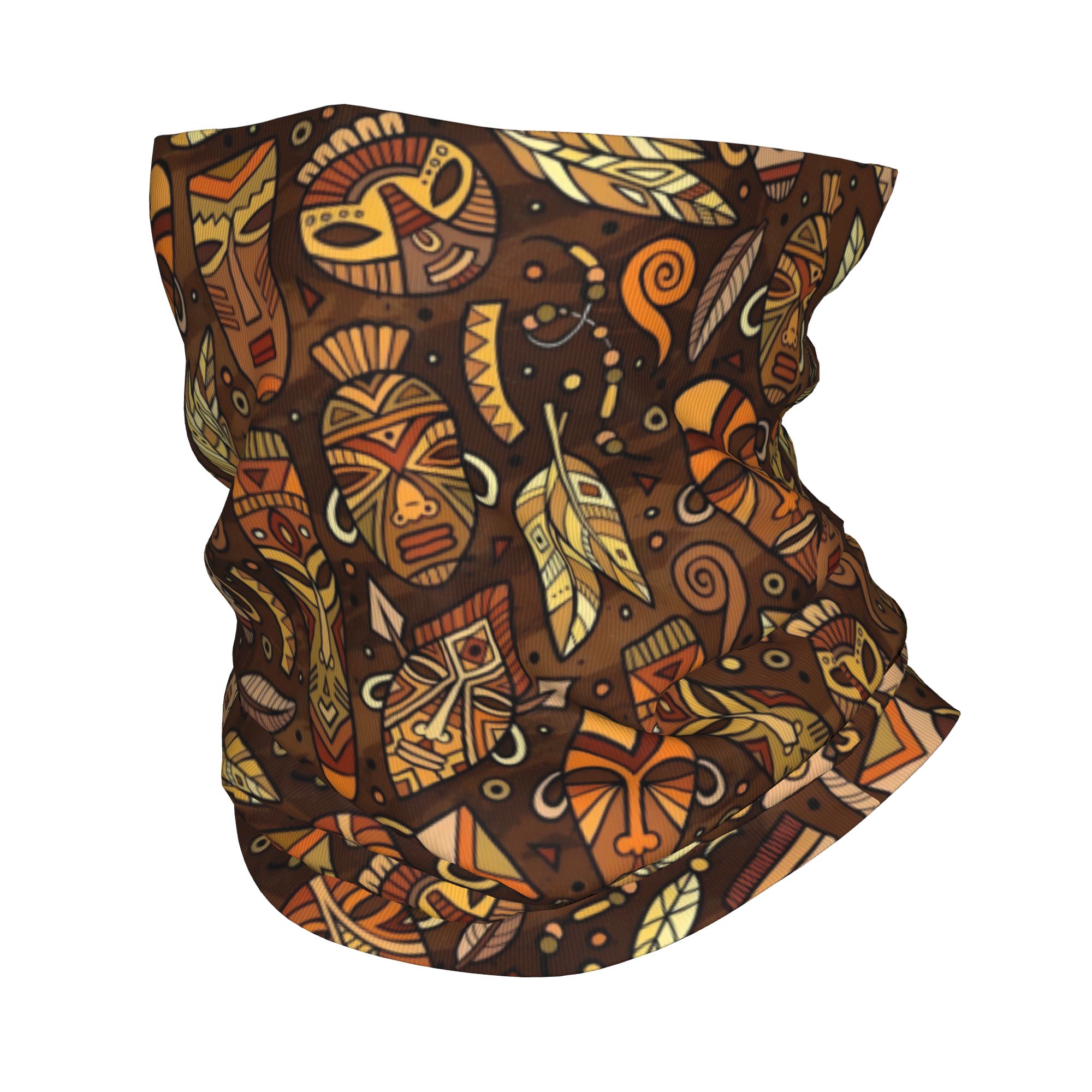 Neck Gaiter Face Cover - Bandana con Motivo Tribale Personalizzato, Protezione