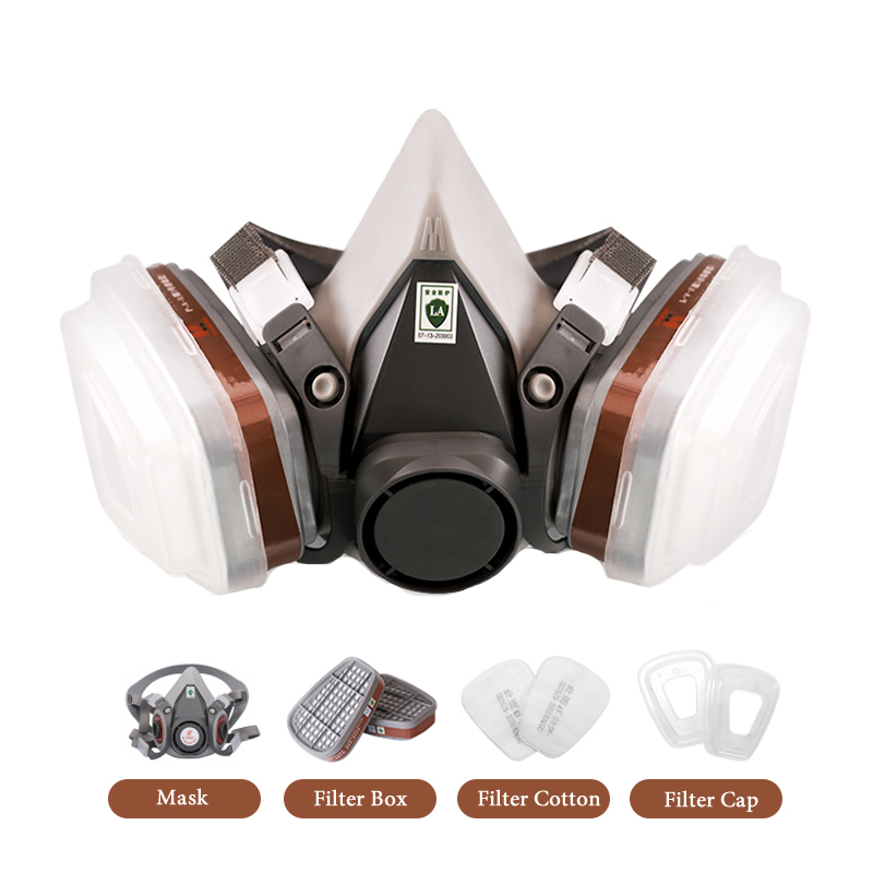 Dust Mask Construction - Mezza faccia 6200 Maschera antigas antipolvere