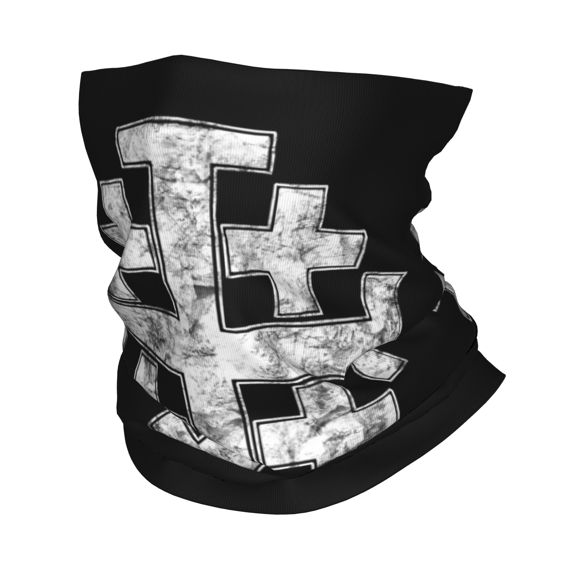 Neck Gaiter Face Cover - Bandana con Croce di Gerusalemme, Copricollo