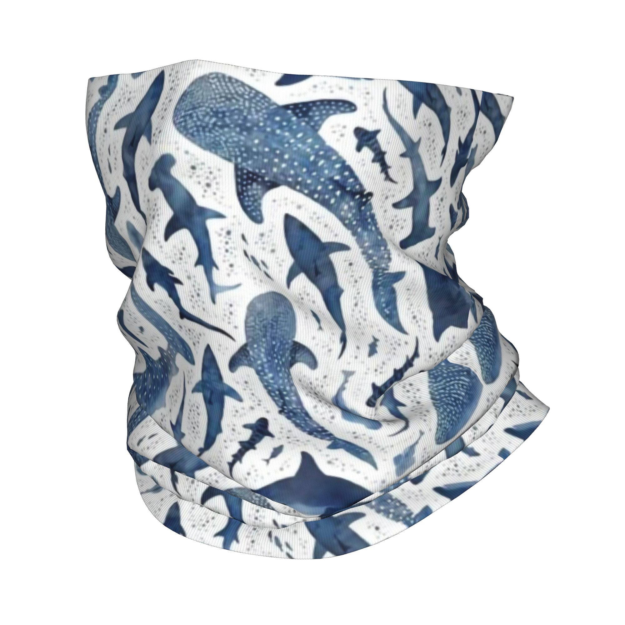 Personalizzato blu acquerello  - Neck Gaiter Face Cover recensione e prezzo