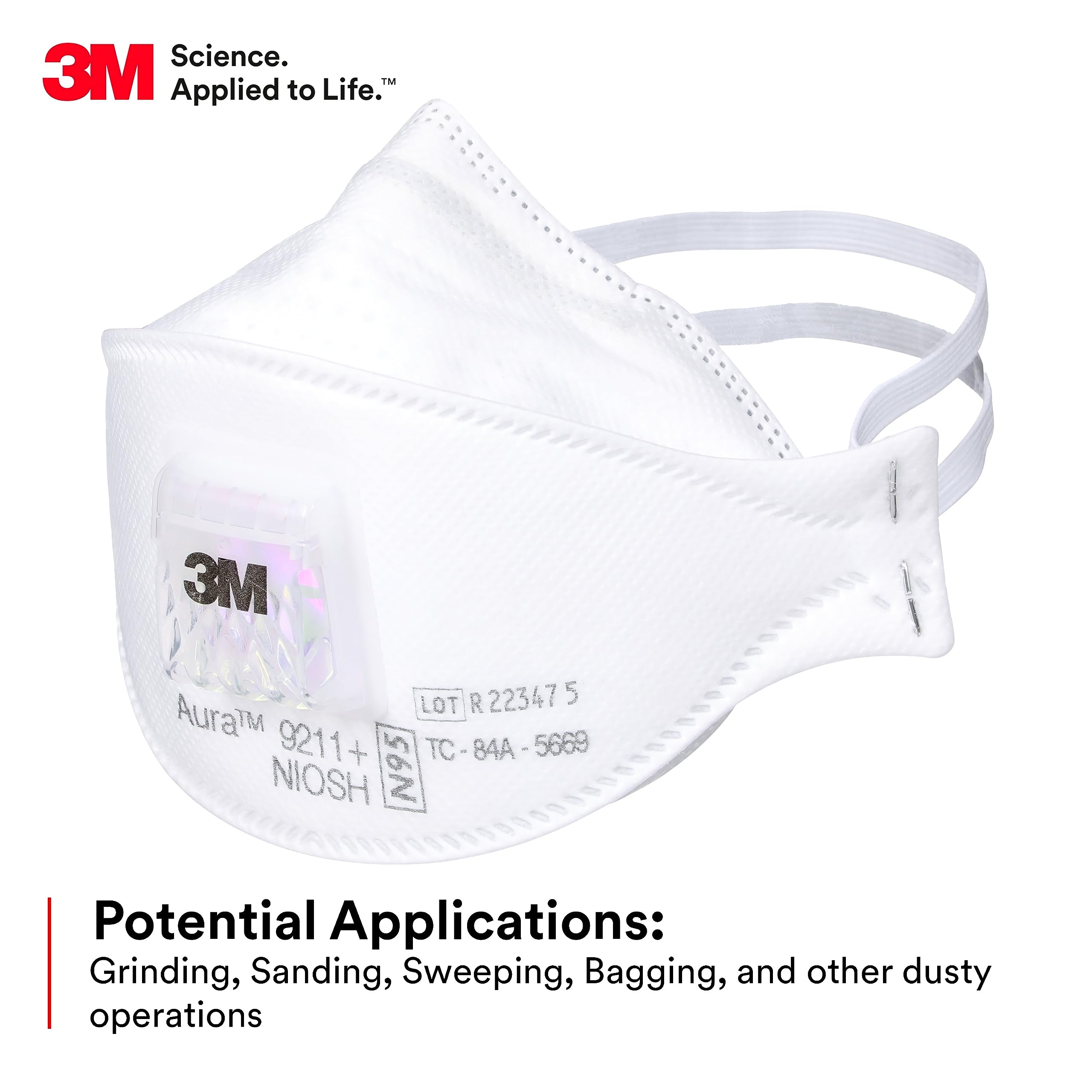 3M Aura 9211+ Respiratore per  - Dust Mask Construction recensione e prezzo