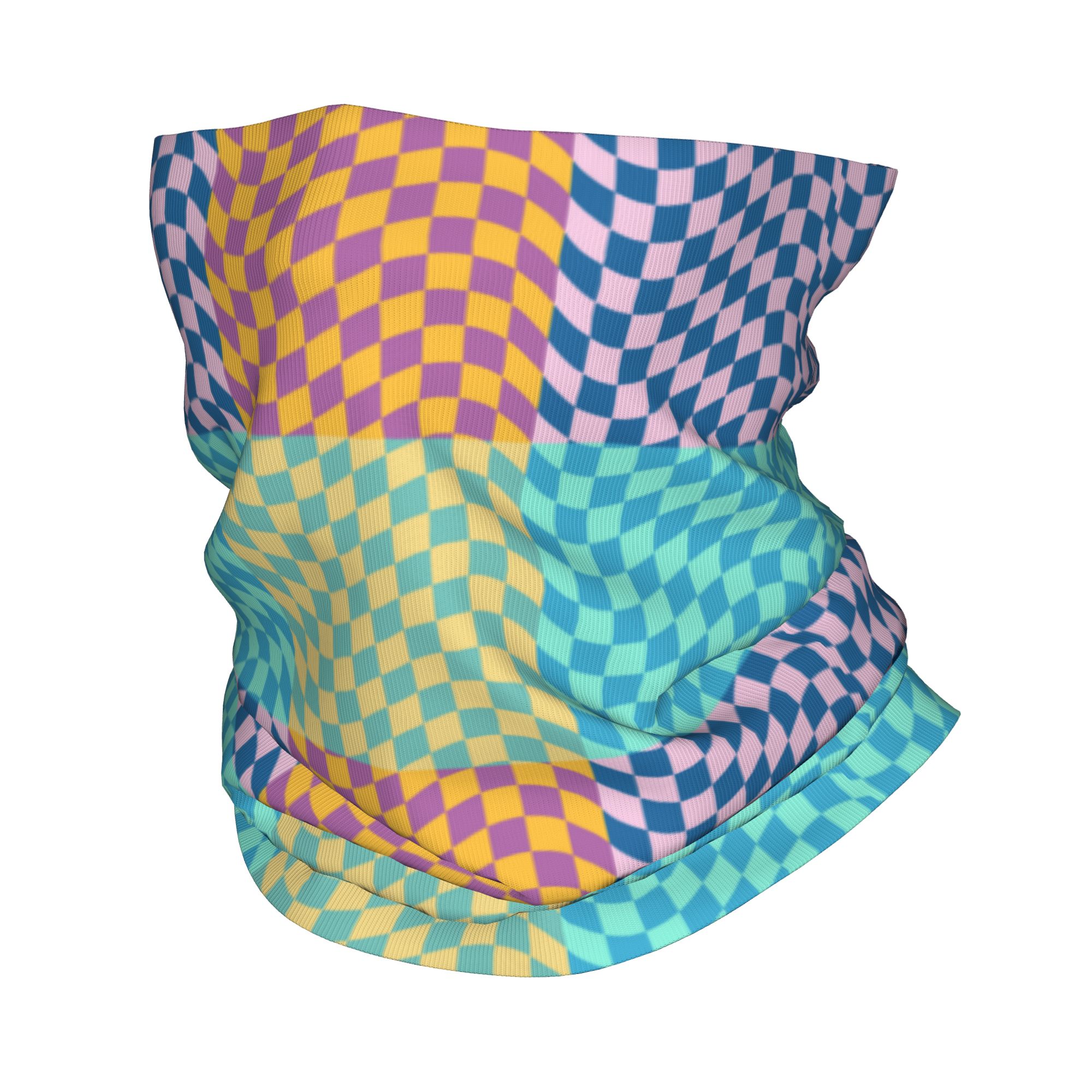 Bandana a quadretti colorata p - Neck Gaiter Face Cover recensione e prezzo